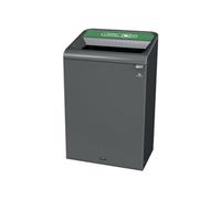 Rubbermaid Configure Container with Mixed Recycling Label 125L Green