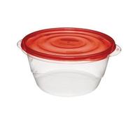Rubbermaid Container Freezer 50 Oz Round Clear Base, Clear Lid 3 / Box