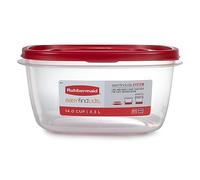 Rubbermaid Easy Find Lids Food Storage Container, 14 Cup, Red 2 Pack