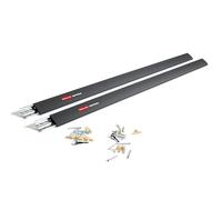 Rubbermaid Fasttrack Wall Mounted Storage and Organization System Rail Horizontal 48" 2-Pack Holds up to 1750 pounds Each Rail for Home/Garage Storage and Organization