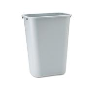 Rubbermaid FG295700GRAY Rectangular Wastebasket, 39 L, Grey (Pack of 12)