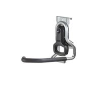 Rubbermaid Fasttrack Garage Organization System, Vertical Bike Hook, Steel, Black, Silver, Individual