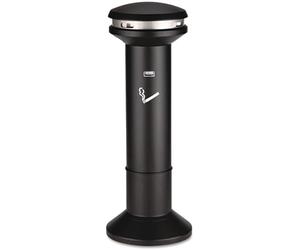 Rubbermaid Infinity Ash Bin for Cigarettes High Capacity 25.4 Litre Dia400xH1010mm Ref 9W34-00-BLA
