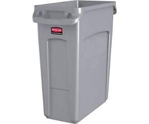 Rubbermaid Slim Jim Bin 60 L Grey Resin