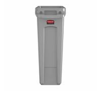 Rubbermaid Slim Jim Container in Grey Fit into Small Spaces Made of Plastic 87L