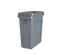 Rubbermaid Slim Jim Grey Vented Bin 60Ltr (Each)