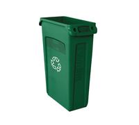 Rubbermaid Slim Jim Vented Container 87L Green FG354007GRN