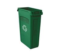 Rubbermaid Slim Jim Venting Channel Base 87L Green- you get 4