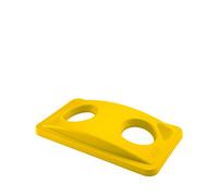 Rubbermaid Slim Jim Yellow Lid for Bottles & Cans (Each)