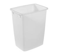 Rubbermaid Small Kitchen Bathroom Trash Can, Under-Sink Waste Basket, Plastic, White, 9 Gallons, 1 Count (Pack of 1)