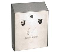 Rubbermaid Smokers Station Ash Bin Galvanised Steel