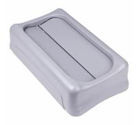 Rubbermaid Swing Lid in Grey Plastic General Purpose - Easy to Clean - 287mm