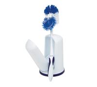 Rubbermaid Toilet Bowl Brush with Caddy Holder, with Caddy Holder, Cobalt Blue (FG6B9204COBLT)