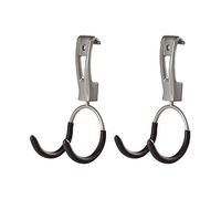 rubbermaid Universal Metallic Fasttrack Hanging Garage Hook Organizers (2 Pack)