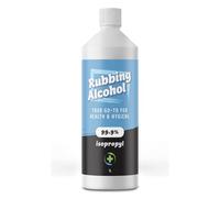 Rubbing Alcohol 1 Litre 99.9% Pure Isopropanol IPA for Cleaning, Disinfecting, Degreaser, Medical Use, Solvent for Electronics, Glass, De-icer, Painting