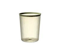 rubbish bin Lidless Garbage Can Beautiful and Practical Plastic Garbage Can for Household Office Tr Can indoor bin with lid(Yellow,Large) (Green S)