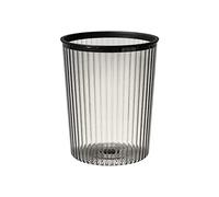 rubbish bin Lidless Garbage Can Beautiful and Practical Plastic Garbage Can for Household Office Tr Can indoor bin with lid(Yellow,Large) (Black L)