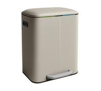Rubbish bin Waste separation system Double bin Trash can 2 compartments Kitchen