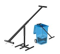 Rubbish Press Waste Compactor Trashor Space-saving in Wheelie Bin Trash Can Household Trash Can Press, Manual, Recycle Bin Compactor, Black