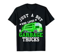 Rubbish Vehicle Boys Garbage Truck Rubbish Car Road Cleaner T-Shirt