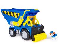 Rubble and Crew, Bark Yard Deluxe Dump Truck Construction Vehicle with Lights, Sounds and Wheeler Action Figure, Kids’ Toys for Boys and Girls Aged 3 and up