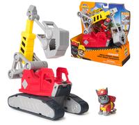 Rubble & Crew - Chargers 2-in-1 Mega Kran, Premium Baufahrzeug mit Abnehmbarer B