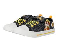 Rubble & Crew Kids Boys Girls Paw Patrol Canvas Trainers Officially Licensed Low Top - Rubble 29348 Canvas Sneakers 9 UK CH Black