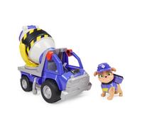 Rubble & Crew, Mix’s Cement Mixer Toy Truck with Action Figure and Movable Construction Toys, Kids Toys for Ages 3 and Up