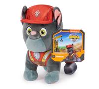 Rubble & Crew, Premium Stuffed Animals, 17.7-cm Charger Plush Toy in Construction Uniform, Kids’ Toys for Boys & Girls Aged 3 and up