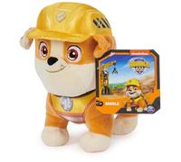 Rubble & Crew, Premium Stuffed Animals, 17.7-cm Charger Plush Toy in Construction Uniform, Kids’ Toys for Boys & Girls Aged 3 and up