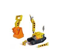 Rubble & Crew Charger's Mega Power Crane, Toy Truck with Charger Figure and 2 Detachable Tools, PAW Patrol Kids Toys for Boys and Girls Ages 3 and Up.