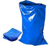 Rubble Sacks Pack of 7 NCS35® Heavy Duty Extra Large Blue Bags 110cm x 65cm, 32L Capacity Can Use as Bin Liner Strong Builders Waste Bags for Garden, DIY, Hardcore, Soil, Rubbish Bin Bags