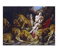 Rubens Daniel In The Lions Den Unframed Wall Art Print Poster Home Decor Premium