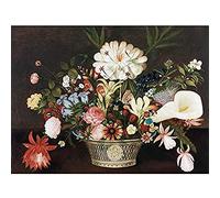 Rubens Peale American From Nature In The Garden Art Print Canvas Premium Wall Decor Poster Mural