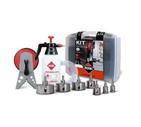 Rubi Diamond Porcelain Tile Drill Bits x7 - Easy Gres Plus Kit (20-75mm) - 50937
