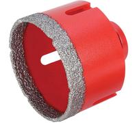 RUBI | Dry Drilling in Ceramic, Porcelain, Natural Stone and Other Material | Operating Speed 14,000 r.p.m | DRYGRES Drill BIT Ø2 11/16" (68 MM.)