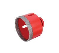 RUBI | Dry Drilling in Ceramic, Porcelain, Natural Stone and Other Material | Operating Speed 14,000 r.p.m | DRYGRES DRILL BIT Ø2 1/2" (65 MM.)