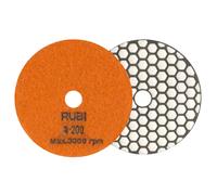 Rubi - Diamond Disc for Dry Polishing Ø100 mm - #200 Grit (62972)