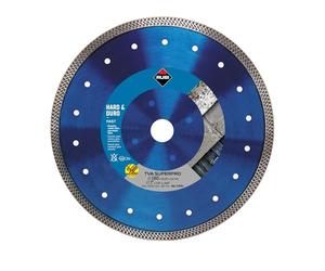 RUBI | Hard Materials Turbo Viper Diamond Blade | Dry Cutting of Granite, Rustic Tiles, Klinker, Refractories, Slate and Porcelain Tiles | Inside D.: 22,2 mm | Outside D.: 180 mm | TVA-180 SUPERPRO