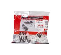 RUBI | Leveling Cable Ties for Ceramic | 1,5 mm Flange for Ceramic Tiles Between 3 and 12 mm | for 30 x 30 cm and Higher Formats | 100 Pieces | Flange Delta Level System