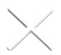 Rubi Tiling Tools 02972 Long Leg Tile Spacers 3/32In (2Mm) (Pack 1000)