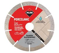 RUBI SHARK SUPERPRO 5" Wet Diamond Blade - 1.8mm Precise Cutting for 20mm Porcelain, Sintered Stone & Granite - 7/8" Arbor