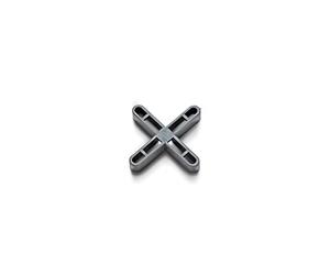 RUBI | Tile Spacers for the Correct Placement of Tiles | Quality Base Material | Hollow Structure with Internal Reinforcements | 5 mm Tile Spacers | Grey Color 3/16" (5 mm) Tile Spacer - 1000 U.