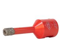 Rubi Diamond Tile Drill Bit 5989 – Dry drilling for ceramic, porcelain, stone – 8 mm (5/16") Red