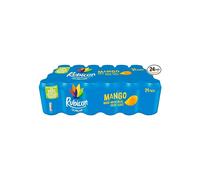 Rubicon 24 Pack Sparkling Mango Flavoured Fizzy Drink with Real Fruit Juice Handpicked Fruits for a Temptingly Intense Taste 24 x 330ml Cans