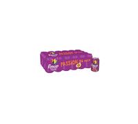 Rubicon 24 Pack Sparkling Passion Flavoured Fizzy Drink with Real Fruit Juice, Handpicked Fruits for a Temptingly Intense Taste "Made of Different