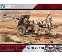 Rubicon Models Ordnance QF25 / QF17 PDR Gun Howitzer & at-Gun with Limber & Crew, RB0115