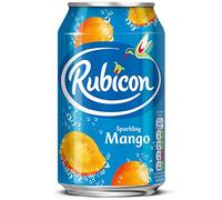 Rubicon Sparkling Mango 330ml 330ml Soft Drink Case of 24