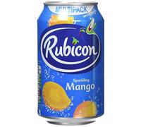 Rubicon Sparkling Mango Juice Drink 330 ml x 8 (Pack of 3, Total 24 Cans)