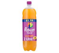 Rubicon Sparkling Passion Fruit Juice Drink Bottles, 2L - Pack of 6